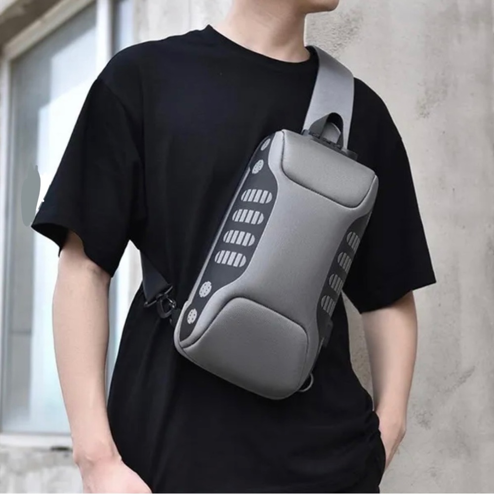 Messenger Back Pack USB
Anti-Theft Men'S Crossbody Casual Shoulder
Daypack Bag